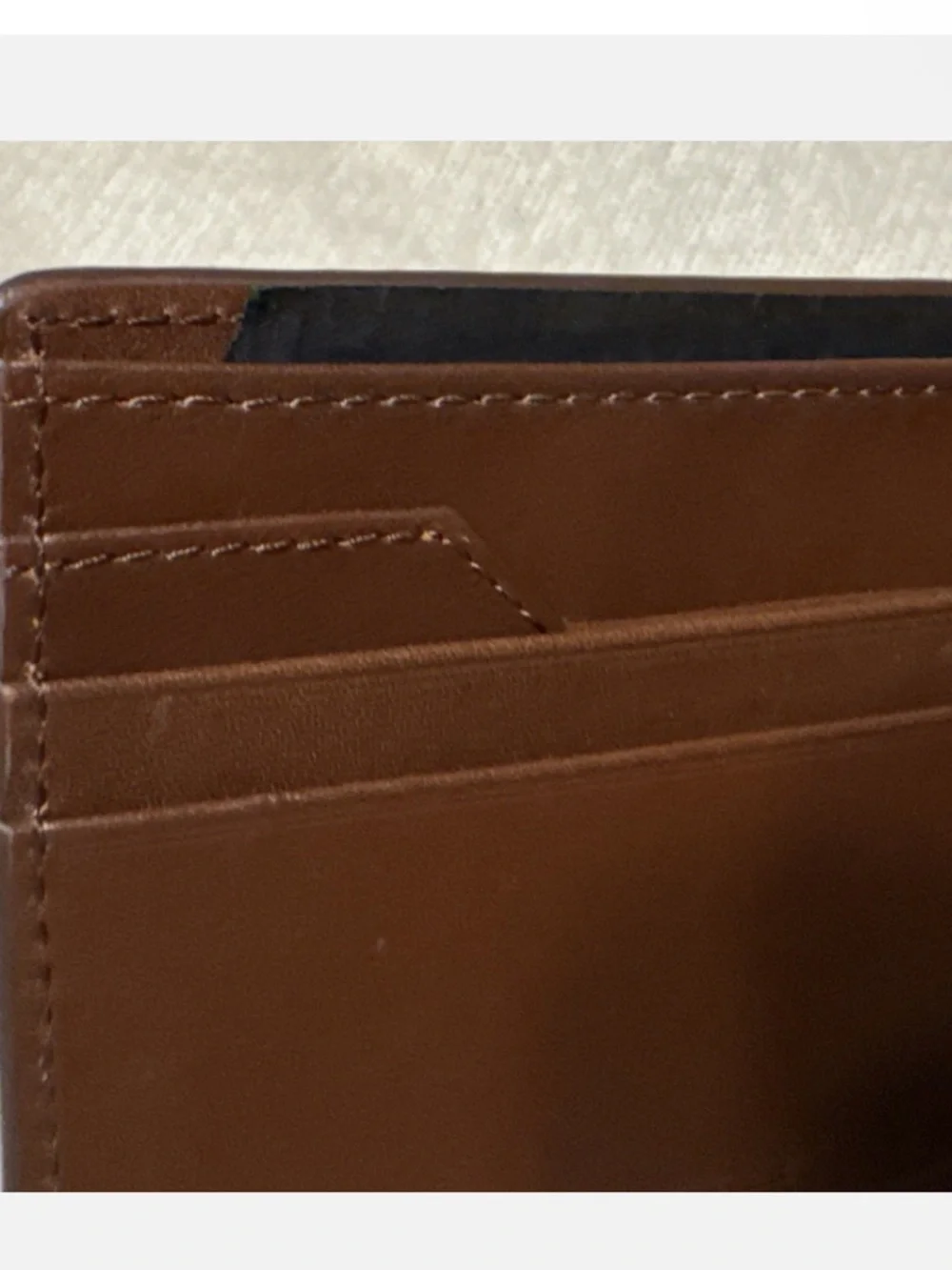 NWT Cole Haan Men’s Leather Bifold Compact Wallet Fathers Day Gift Premium